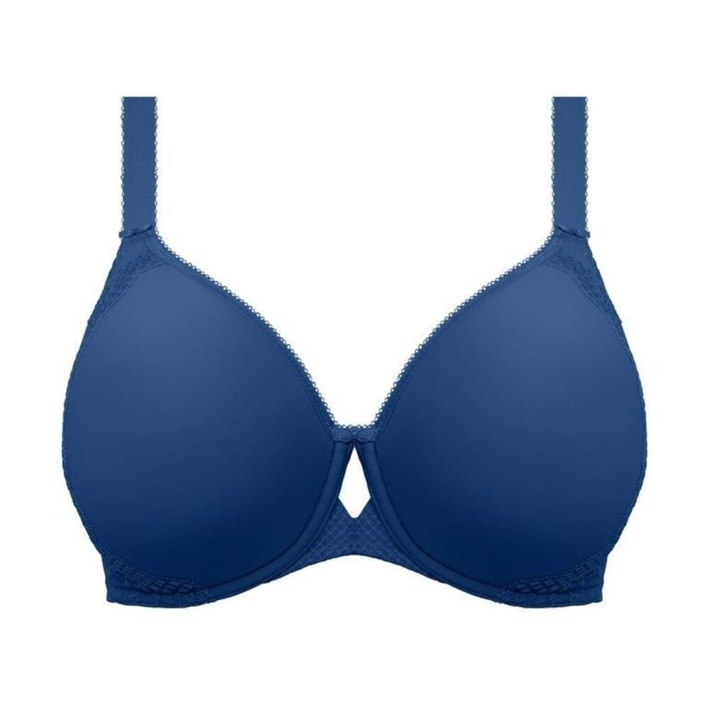 Elomi NWT Full Figure Charley Molded Spacer T-Shirt Bra Petrol Blue 40I